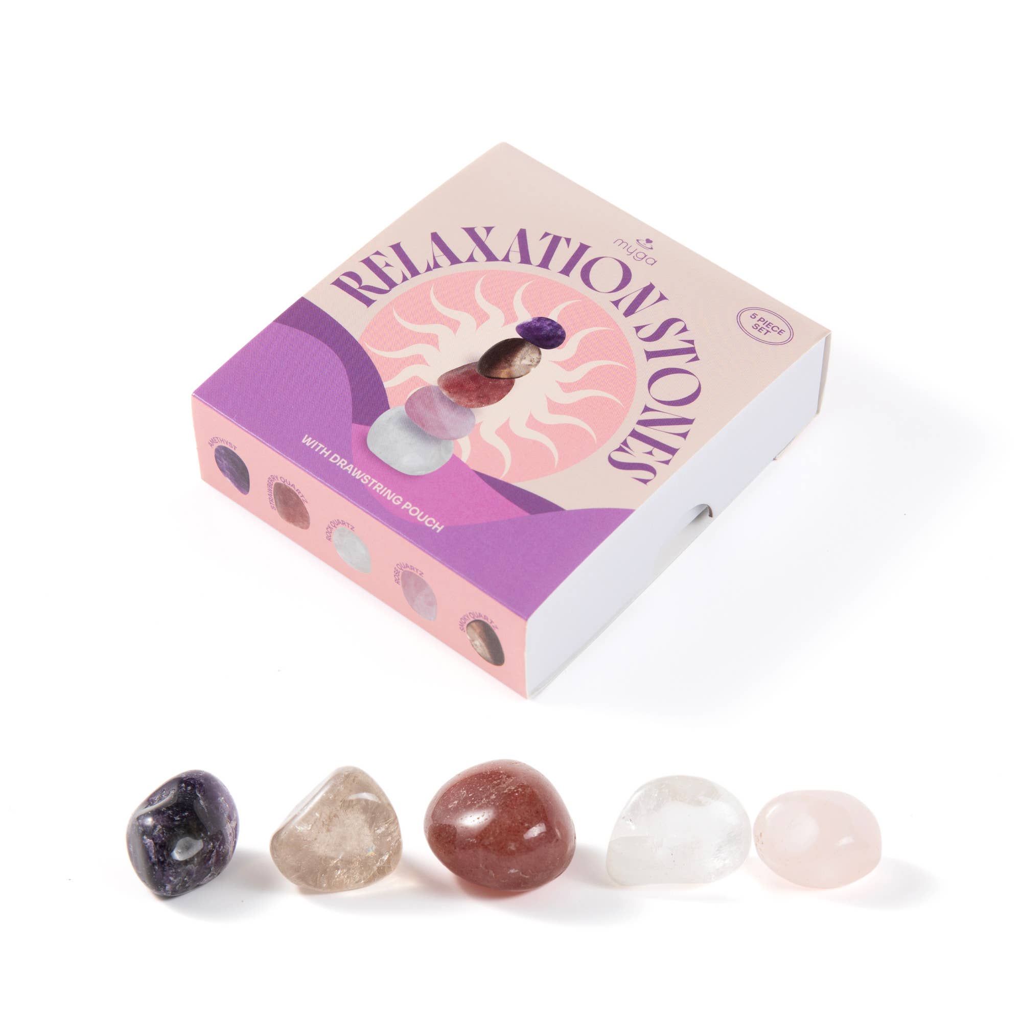 Myga - Wholesale Spiritual Stone/Crystal - Myga Wellbeing Crystal Collection - Display 24 Units45