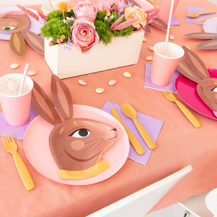 Jollity & Co. + Daydream Society - Wholesale Disposable plate - Chocolate Bunny Dinner Plate6