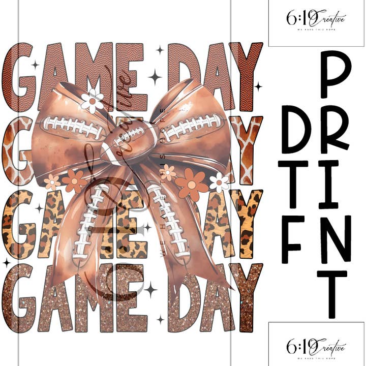 DTF-Druck für den Fußballspieltag für den Großhandel von 6:19 Creative