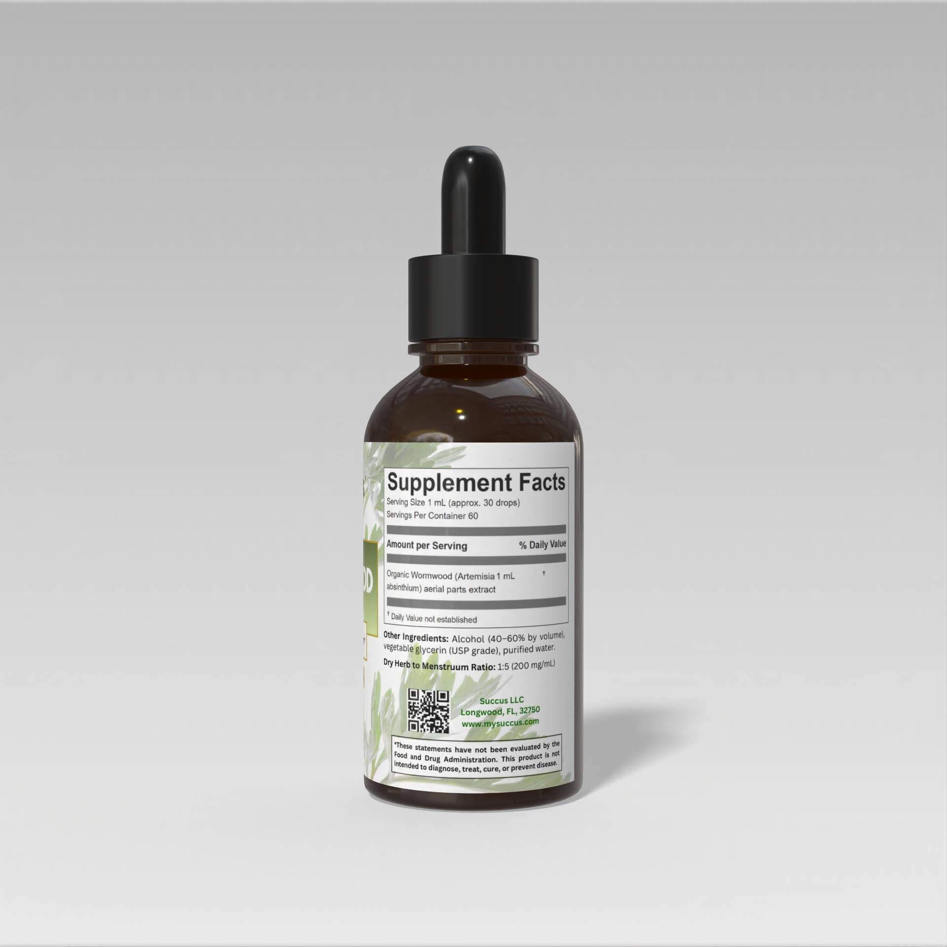 Succus - Wholesale Tincture - Wormwood Tincture | Premium Wormwood Herbal Extract1