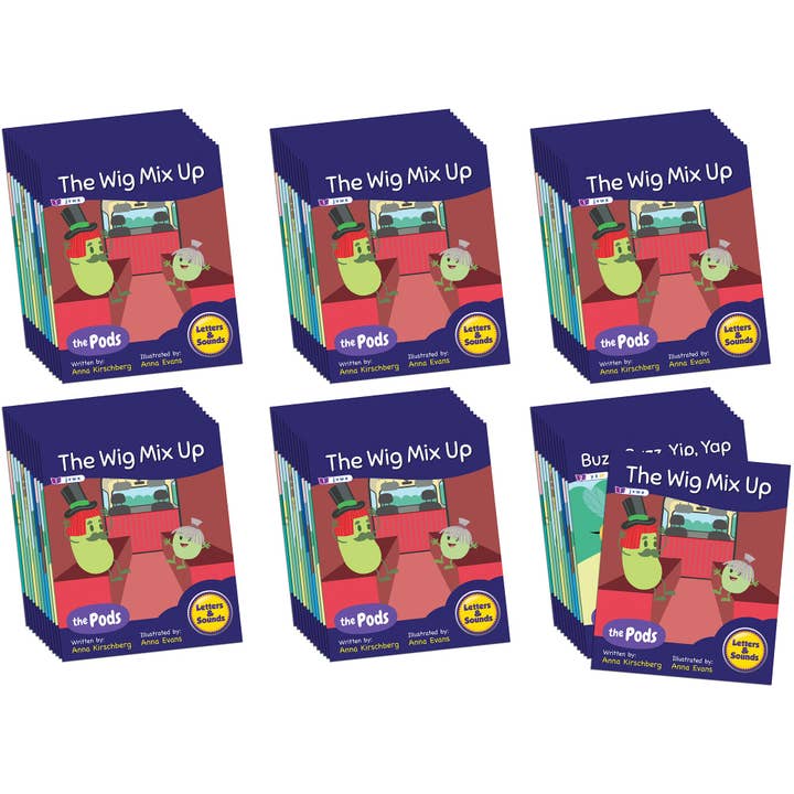 The Pods - Early Decodables - Phonics (Phase 3) - 6 Pack for wholesale by Junior Learning Inc.