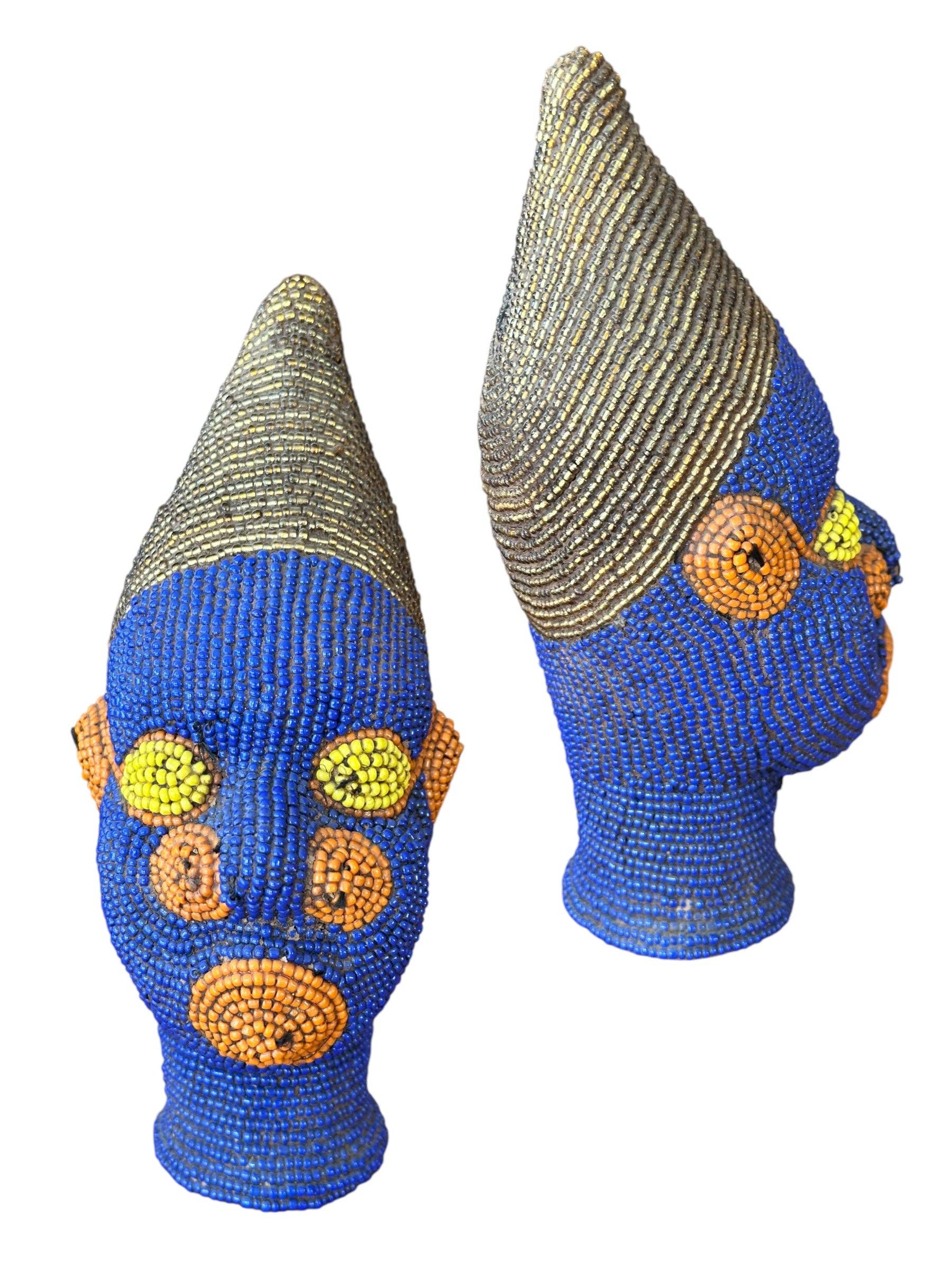 SOUK in the CITY - Wholesale Decorative Figurine - SMALL Bamileke Statues - new design12
