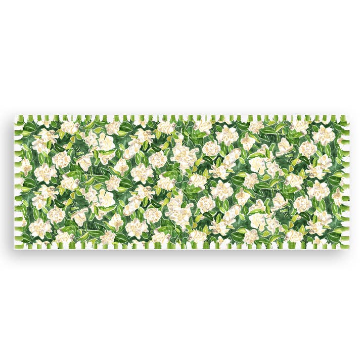 Gardenia Vinyl Floor Mat for wholesale by French Graffiti