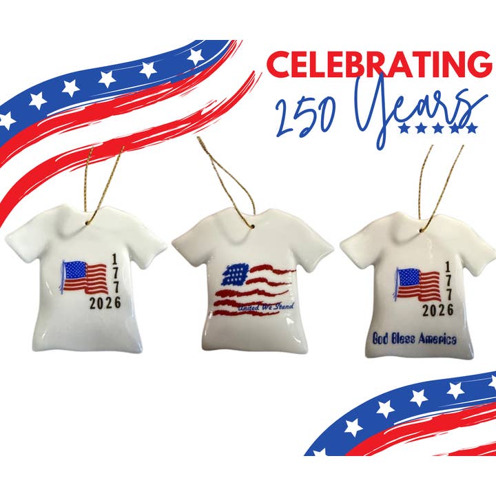 Adorno conmemorativo que celebra el 250º cumpleaños de América. para venta al por mayor de CBE Inc