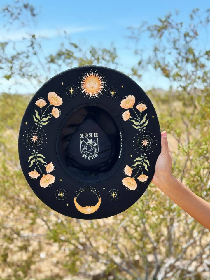 Sombrero Stevie de lana australiana con ala estrecha tipo lápiz y diseño único para venta al por mayor de Wild as Heck