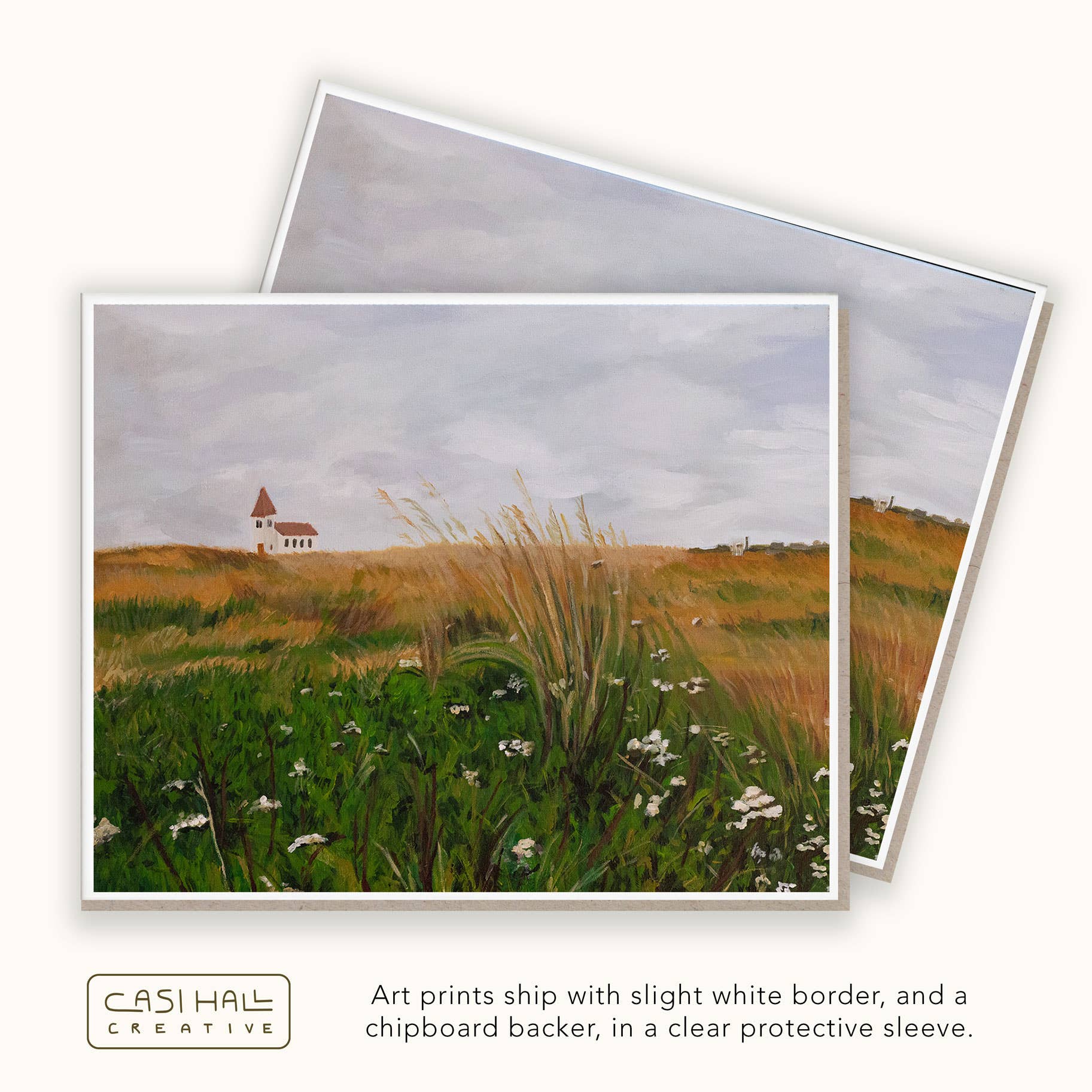 Omie Oh My! - Wholesale Art Print - Icelandic Flowers Landscape Fine Art Print2