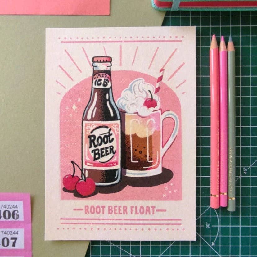 Eve Anderson Draws - Wholesale Art Print - Root beer Print - A51