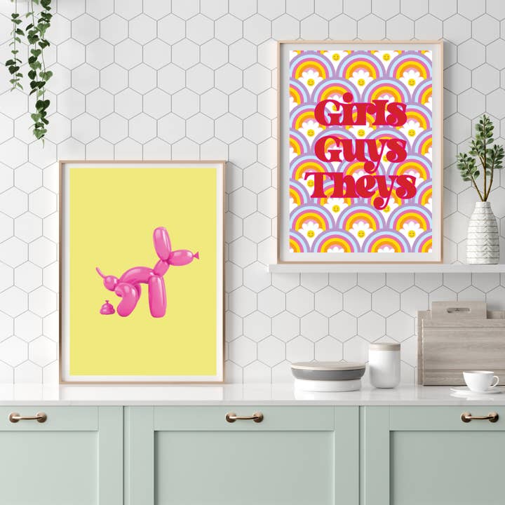 Fairy Bread Designs - Wholesale Art print - Poopin' Puppy Art Print3