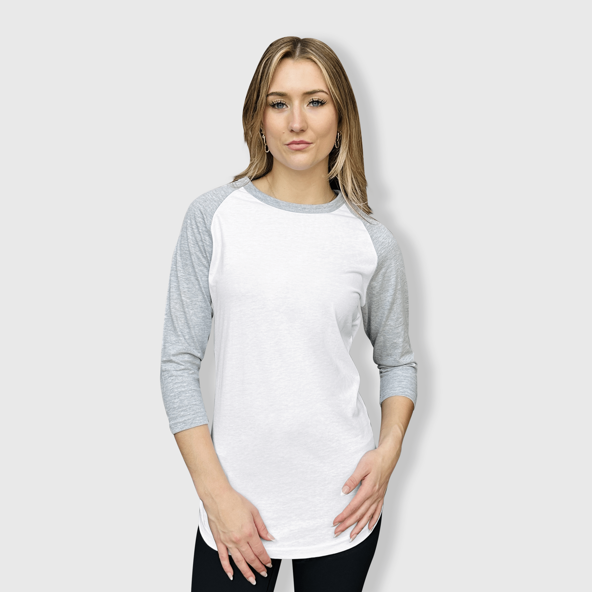 ILTEX Apparel - Vente T-shirt – femme - T-shirt de baseball adulte à manches raglan 3/4 - Plus de 35 couleurs29