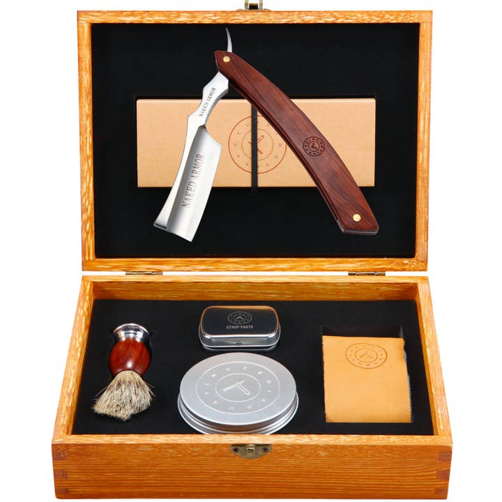 Thor Straight Razor Kit for wholesale by Naked Armor