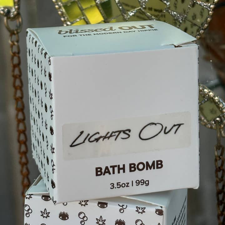 Lights Out Bath Bomb for wholesale by Blissed Out
