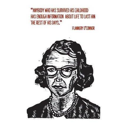 Horse & Hare - Wholesale Postcard - Flannery O'Connor Postcard1