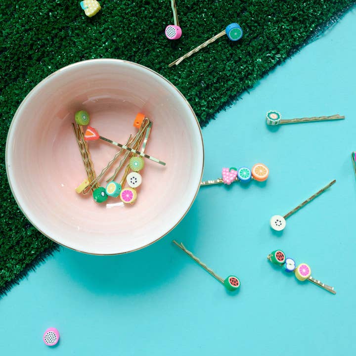 Park and Buzz - Venta al por mayor Horquillas para el pelo - Horquillas de pelo Cha-Cha ensalada de frutas3