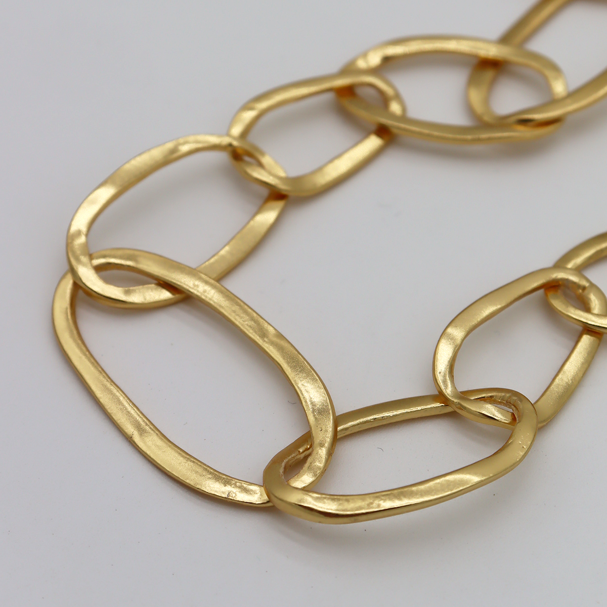 OR Collier long chic à maillons ovales — Accessoire de mode en vente sur Faire2