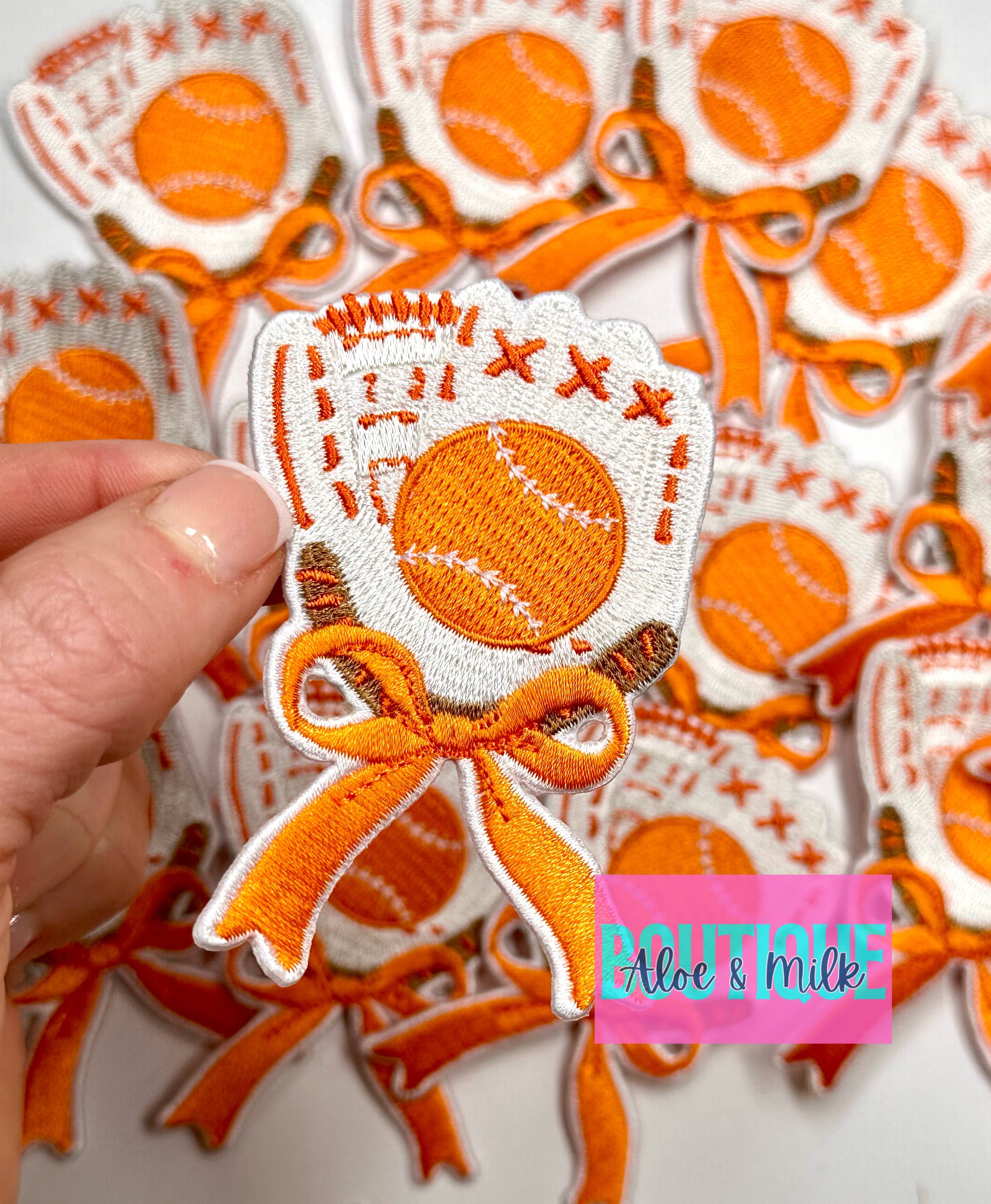 Aloe and Milk Boutique - Wholesale Hat Accessory - Women's - Baseball Glove patch, baseball mom, softball mom4