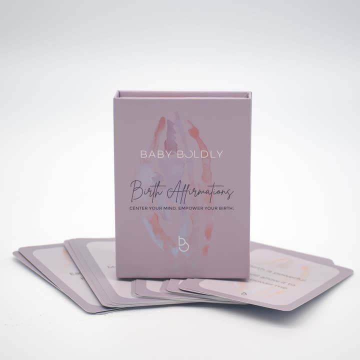 Birth Affirmations Card Deck for wholesale by Baby Boldly