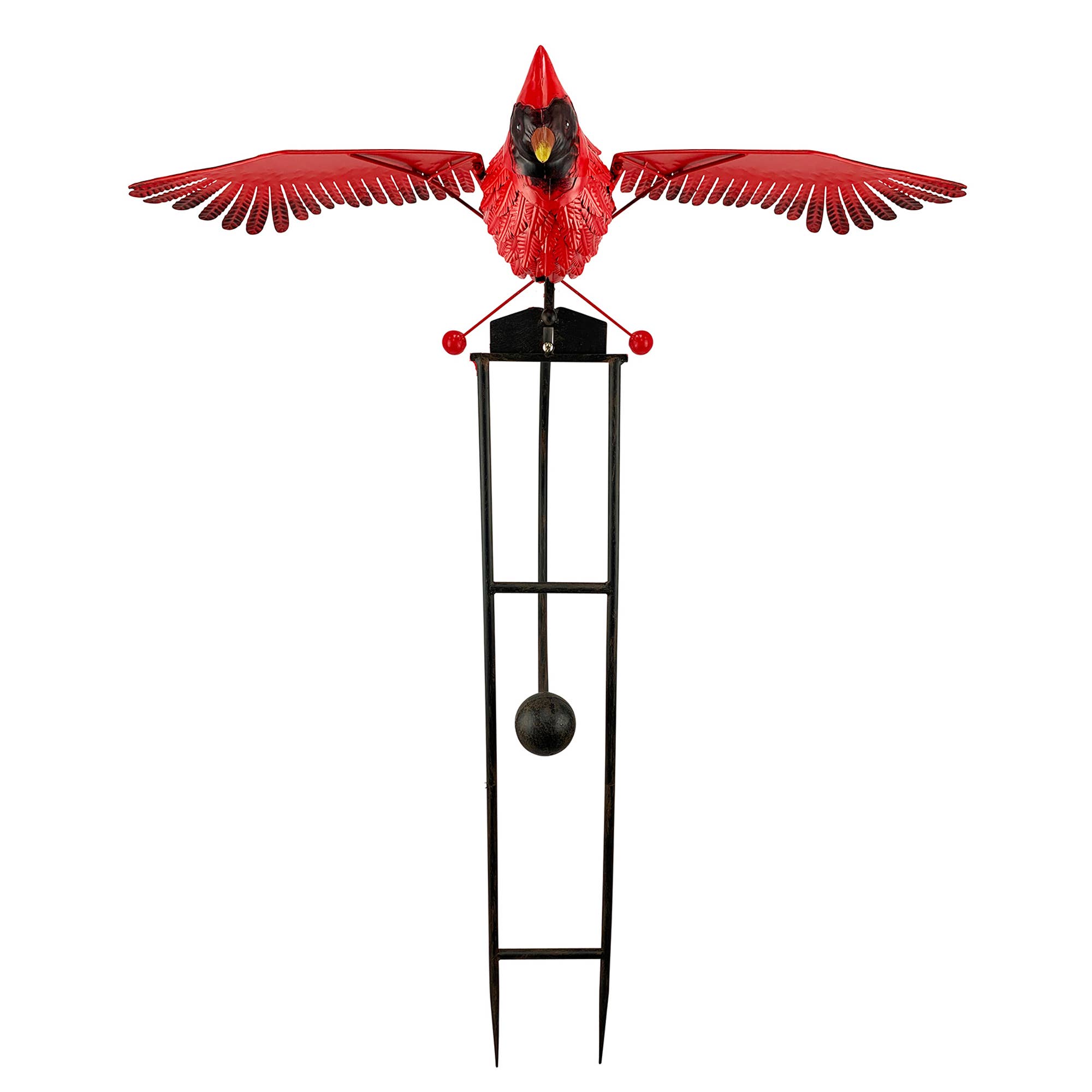 RCS Gifts - Wholesale Outdoor Ornament/Decor - Large Cardinal Garden Balance Rocker – over 3 ft Wingspan!2
