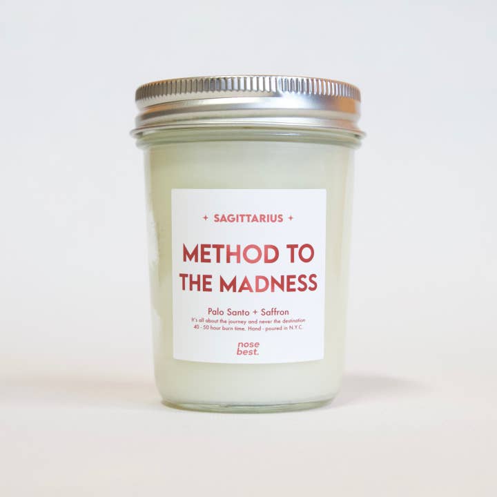 Sagittarius - Palo Santo & Saffron - Zodiac Soy Candle for wholesale by Nose Best Candles