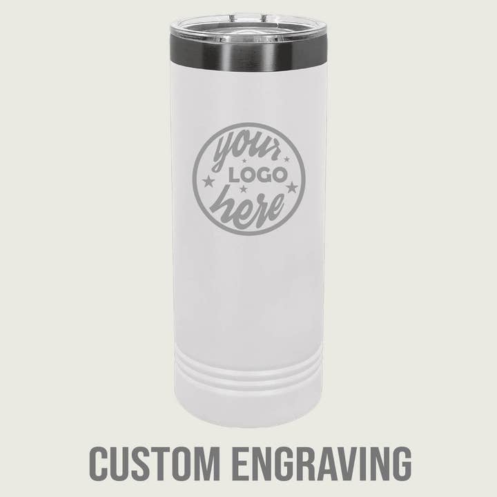 Custom Engraved Slim Insulated Cup for wholesale by Cardinal Souvenirs