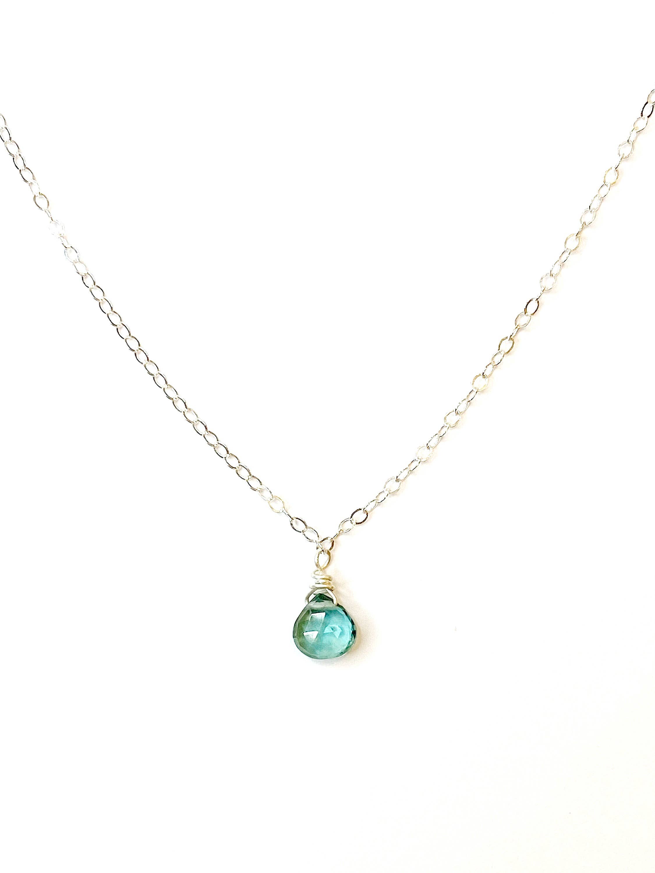 Judy Brandon Jewelry - Wholesale Pendant/Charm Necklace - Indicolite Quartz on Sterling Silver0