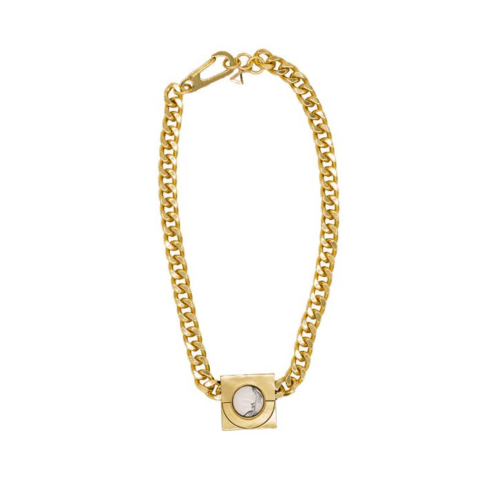 DIPHDA - Wholesale Pendant/Charm Necklace - Iconic Moon Necklace Gold | DIPHDA5