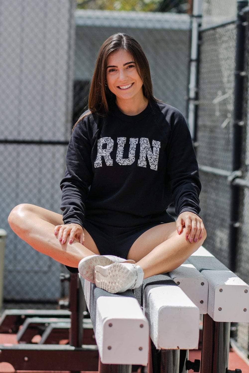 Sarah Marie Running Co - Wholesale Graphic Sweatshirt - Women's - RUN Lace Sweatshirt5