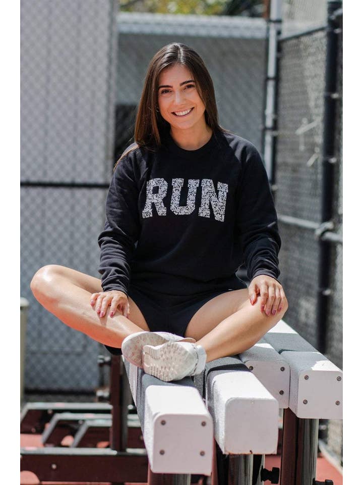 Sarah Marie Running Co - Wholesale Graphic Sweatshirt - Women's - RUN Lace Sweatshirt5