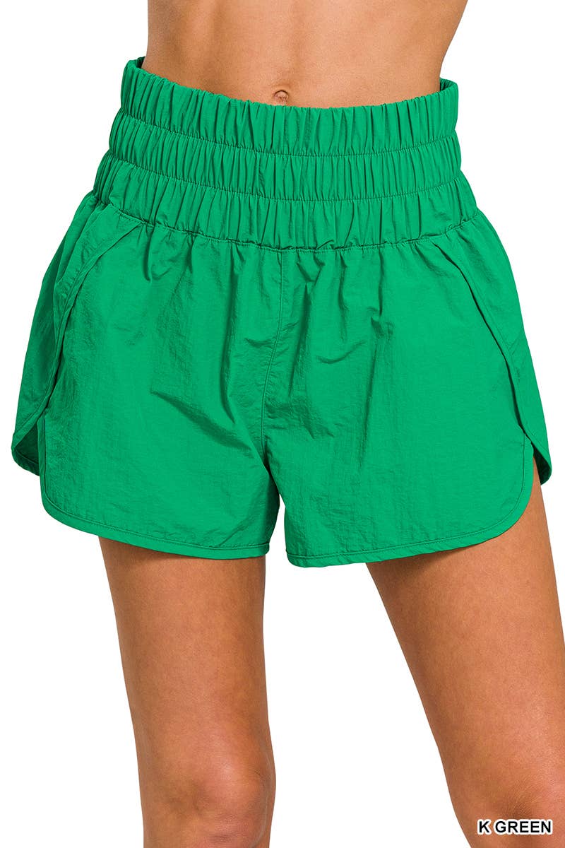 42POPS - Vente Short – femme - Short coupe-vent avec doublure et poche arrière en mesh15