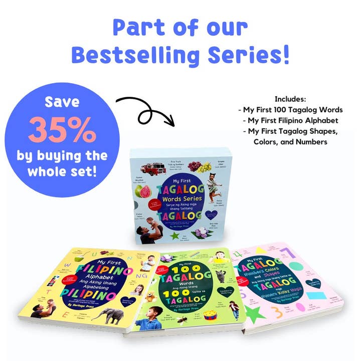 Heritage Kids Press - Wholesale Preschool Book (3-5) - My First Filipino Alphabet / Ang Aking Unang Alpabetong Pilipino5