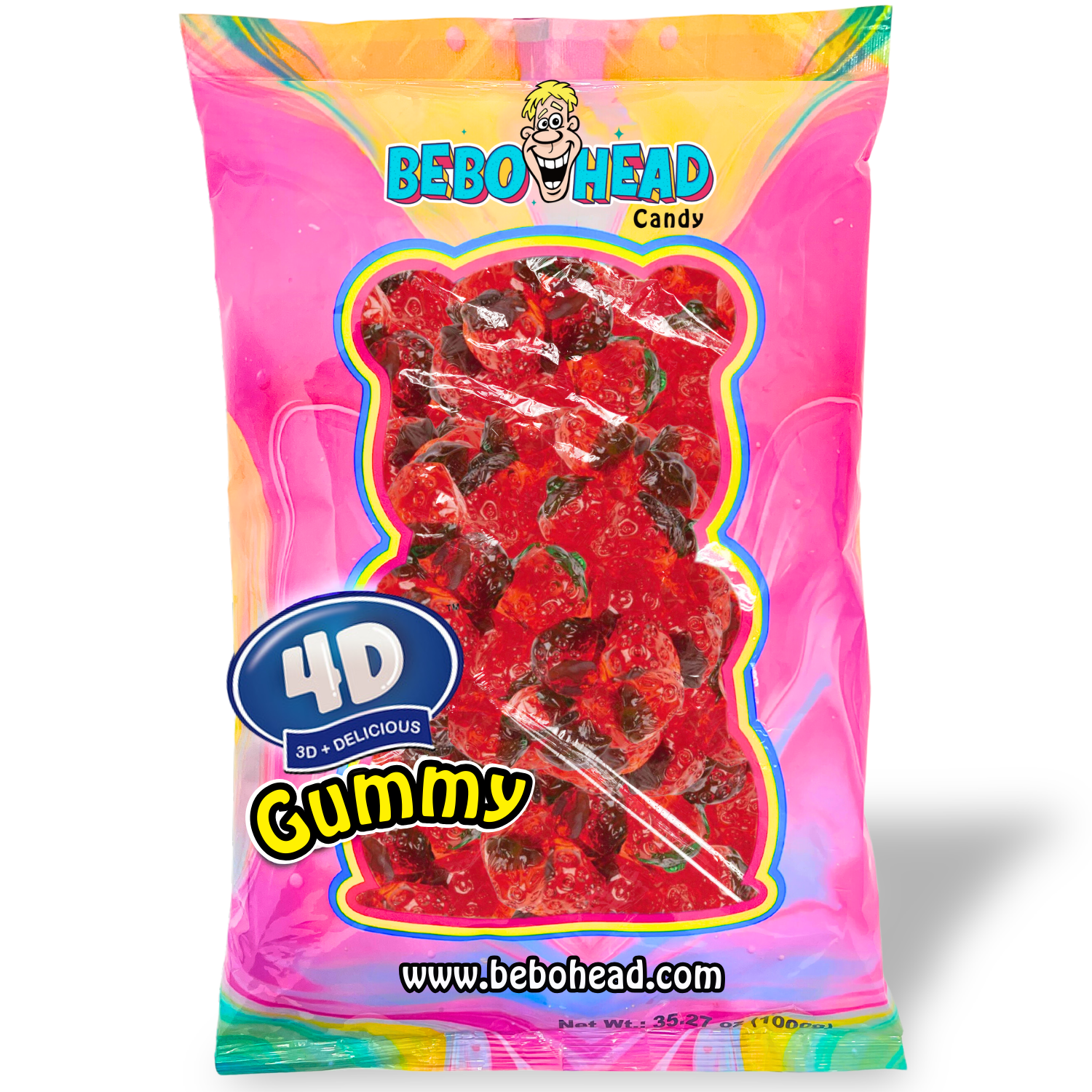 Dare Online LLC - Wholesale Gummy - 4D Gummy Strawberries1