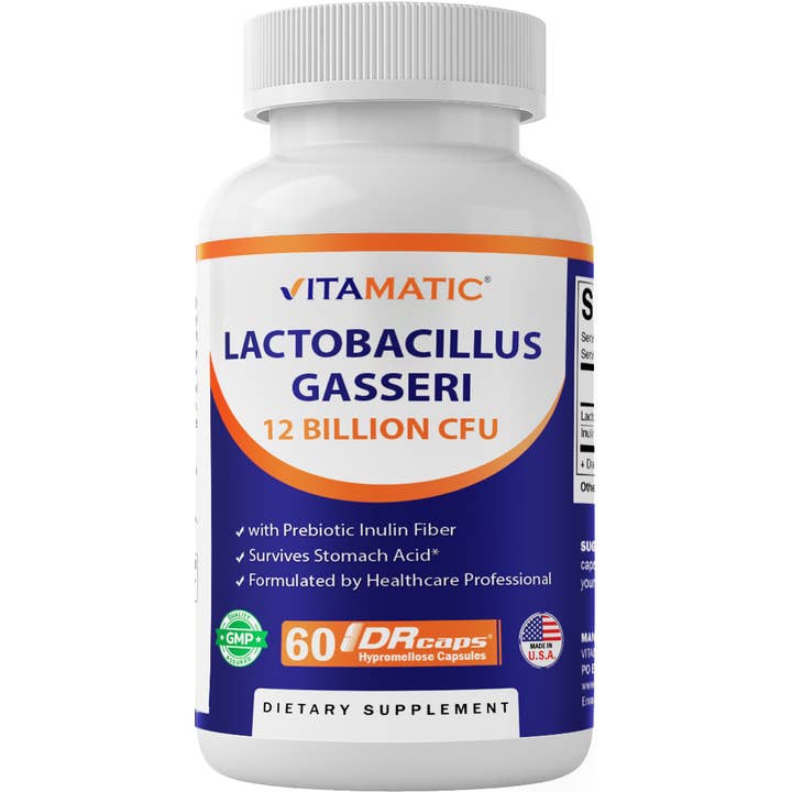 Vitamatic Lactobacillus Gasseri - 12 Billion |60 DR Capsules for wholesale by Vitamatic