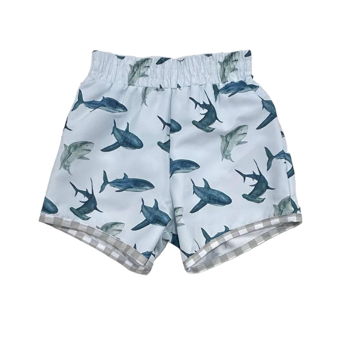 Sugar Bee Clothing - Wholesale Swim Shorts - Kids - Boys Summer Swim Shorts - Sharks 2