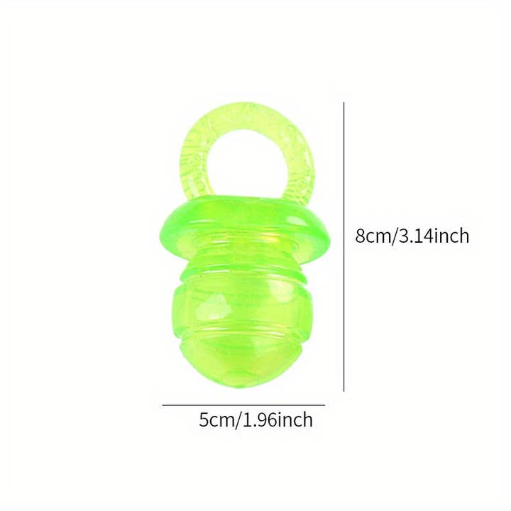 DIYSTORE - Vendita all'ingrosso Giocattolo da masticare - Cani - Giocattolo Interattivo per Animali: Succhietto Trasparente da Masticare per Cuccioli - Perfetto per la Dentizione!2