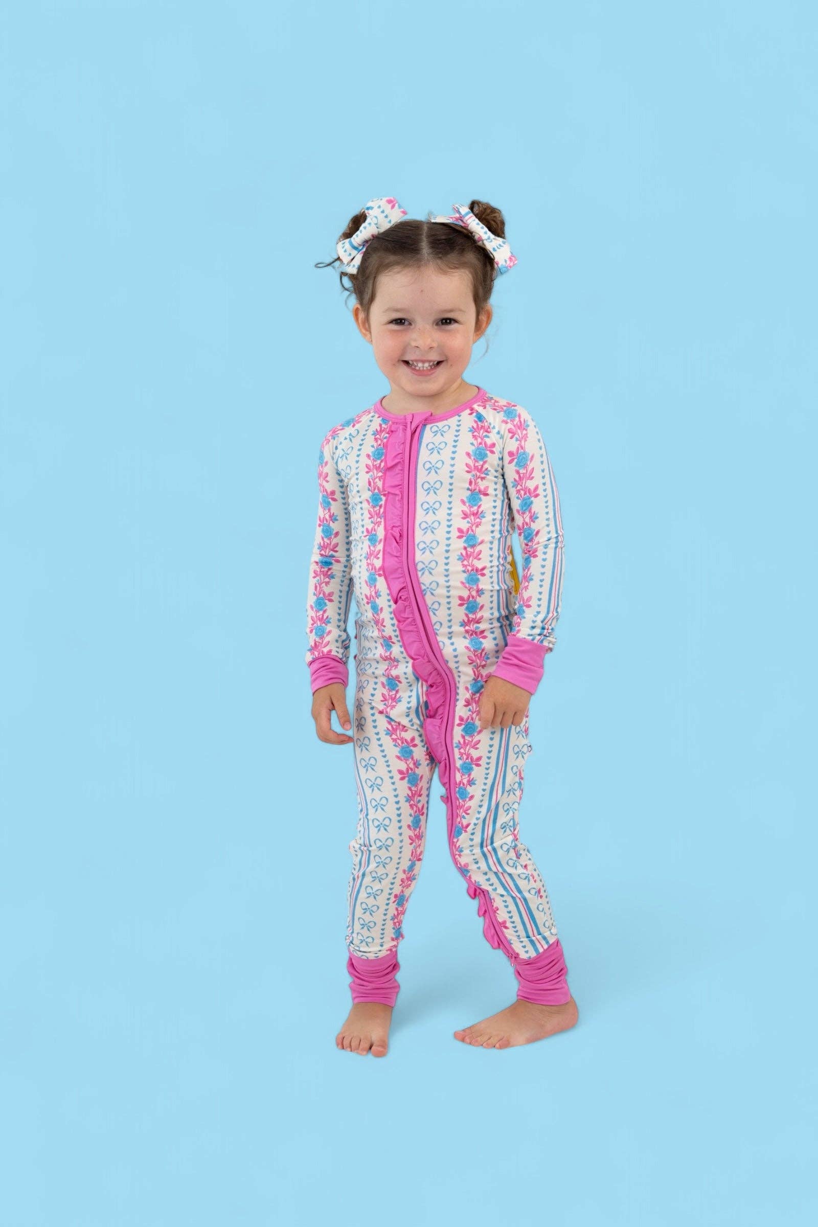 Dream Big Little Co. - Wholesale Jumpsuit - Baby - PETITE POSIE DREAM RUFFLE ROMPER15