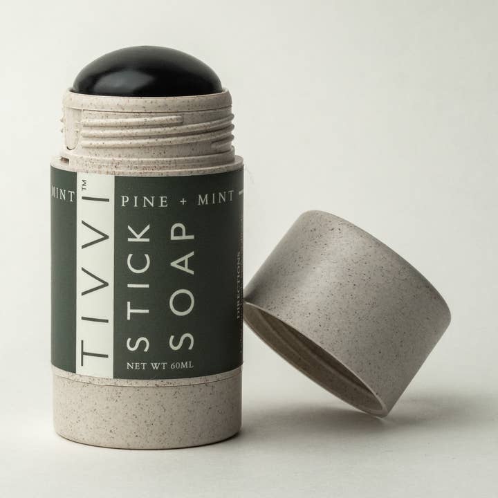 Pine + Mint Stick Soap for wholesale by TIVVI