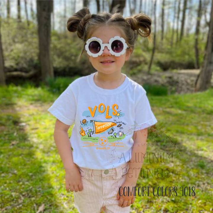 Tennessee Sports Doodle for wholesale by Aluminum Petunias