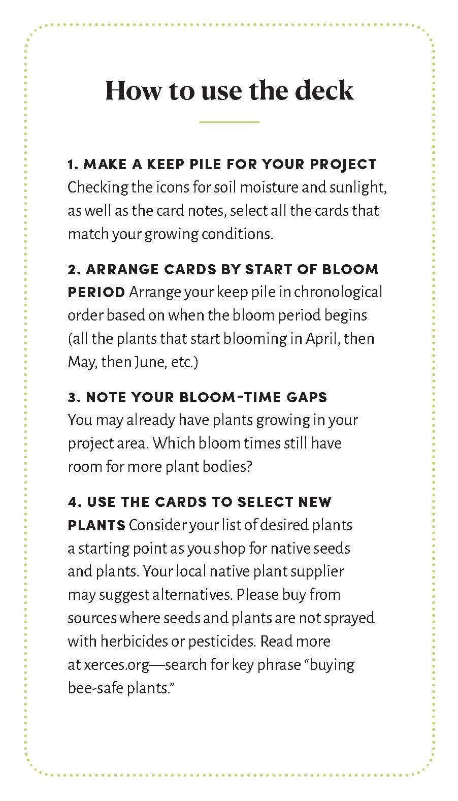 Chronicle Books - Wholesale Card Game - Pollinator Garden Planning Deck2