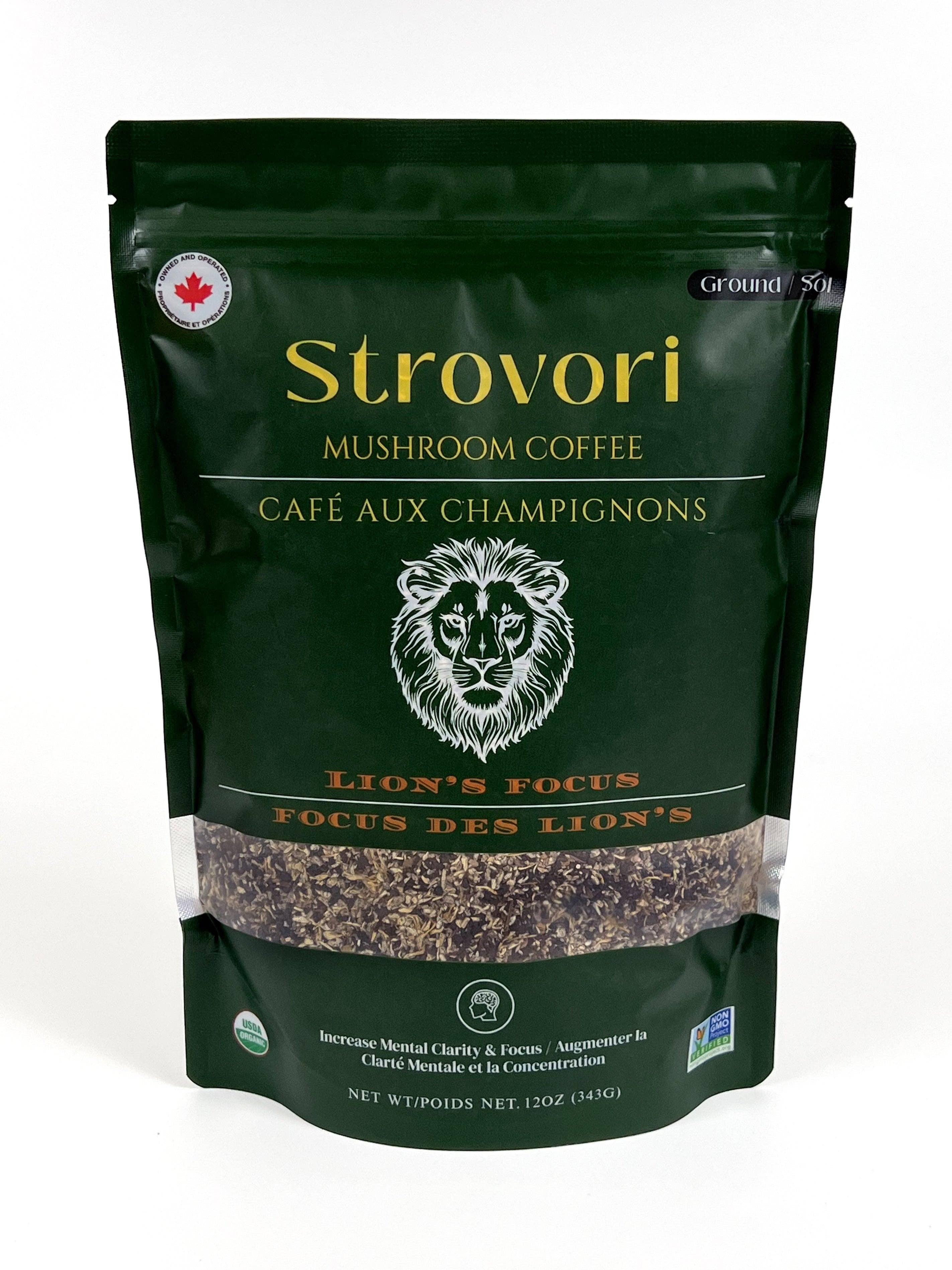 Strovori - Wholesale Ground Coffee - Unstoppable Energy Trio — Eagle Eye Espresso (Fine) + Lion’s Focus (Ground) + Vitality (Instant)5