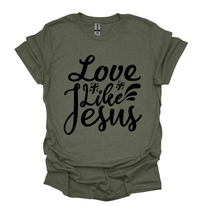 Love Like Jesus Christian Tee for wholesale by Simply Spoken Apparel