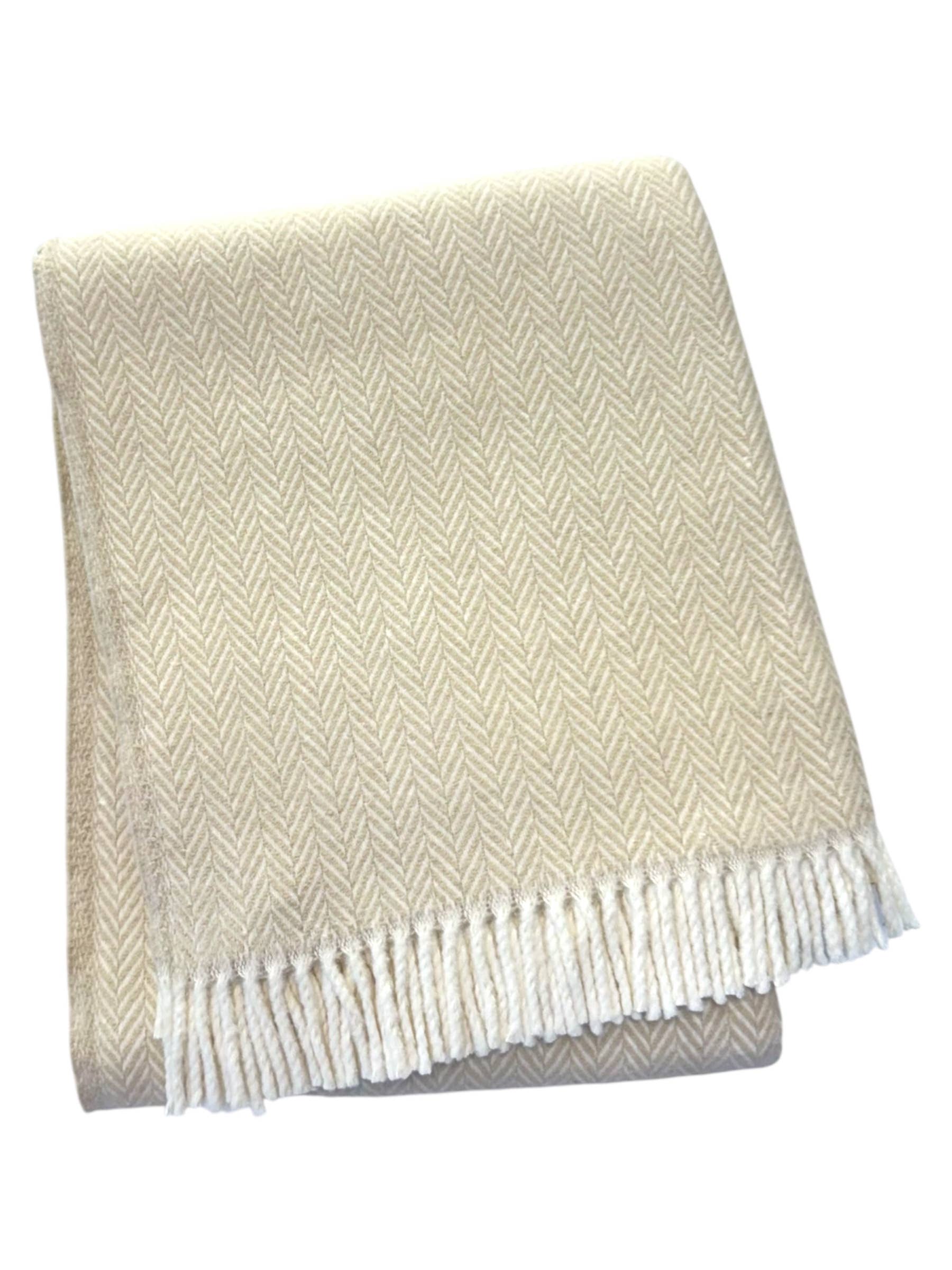 A Soft Idea - Wholesale Throw Blanket - 355 - Herringbone Plush Throw20