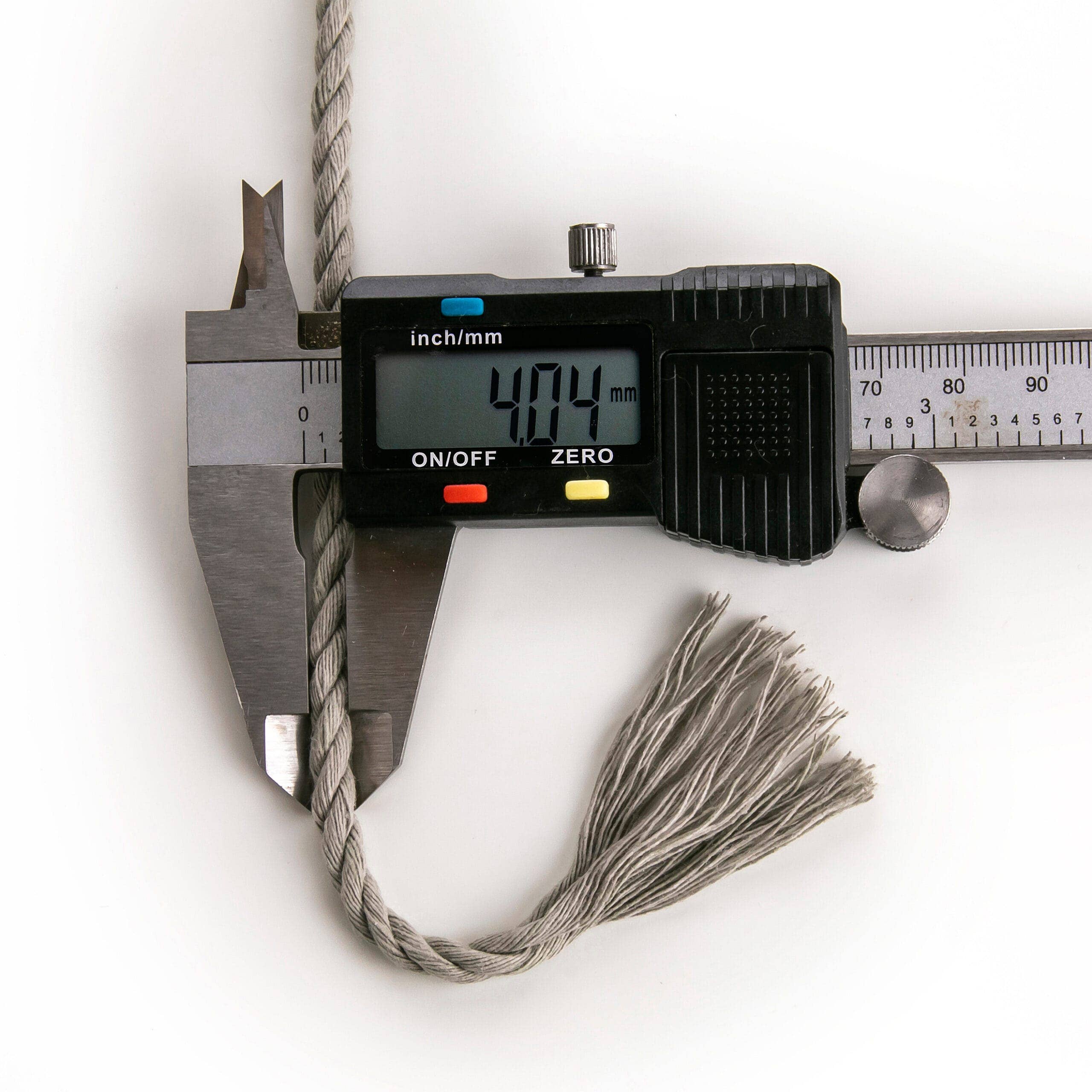 MB Cordas – wholesale Cord – 4MM 3 Strand Twisted Macrame Cotton Rope 1kg LIGHT GREY 140m - 145m  Macrame Rope 3 ply Craft String5