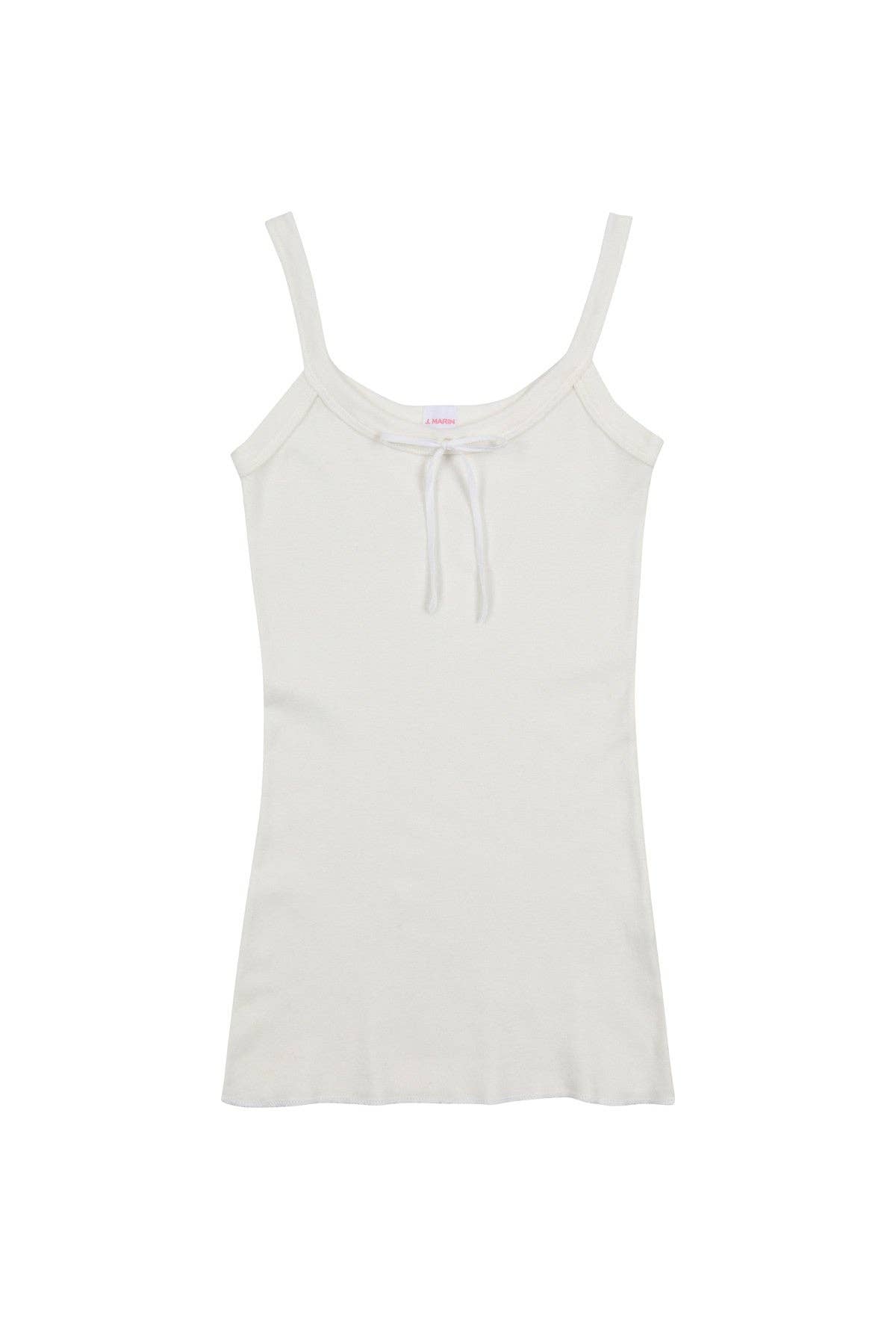 J. Marin Co. - Wholesale Camisole - Women's - The 1930's French Vintage Bow Organic Camisole - Made in L.A3