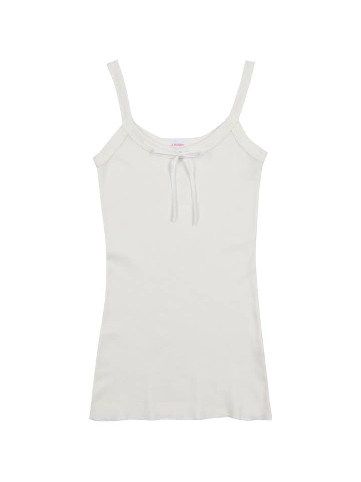 J. Marin Co. - Wholesale Camisole - Women's - The 1930's French Vintage Bow Organic Camisole - Made in L.A0