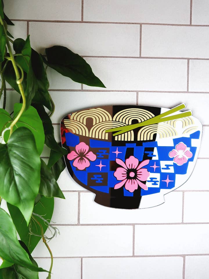 Ramen noedelkom spiegel voor wholesale door Printed Weird