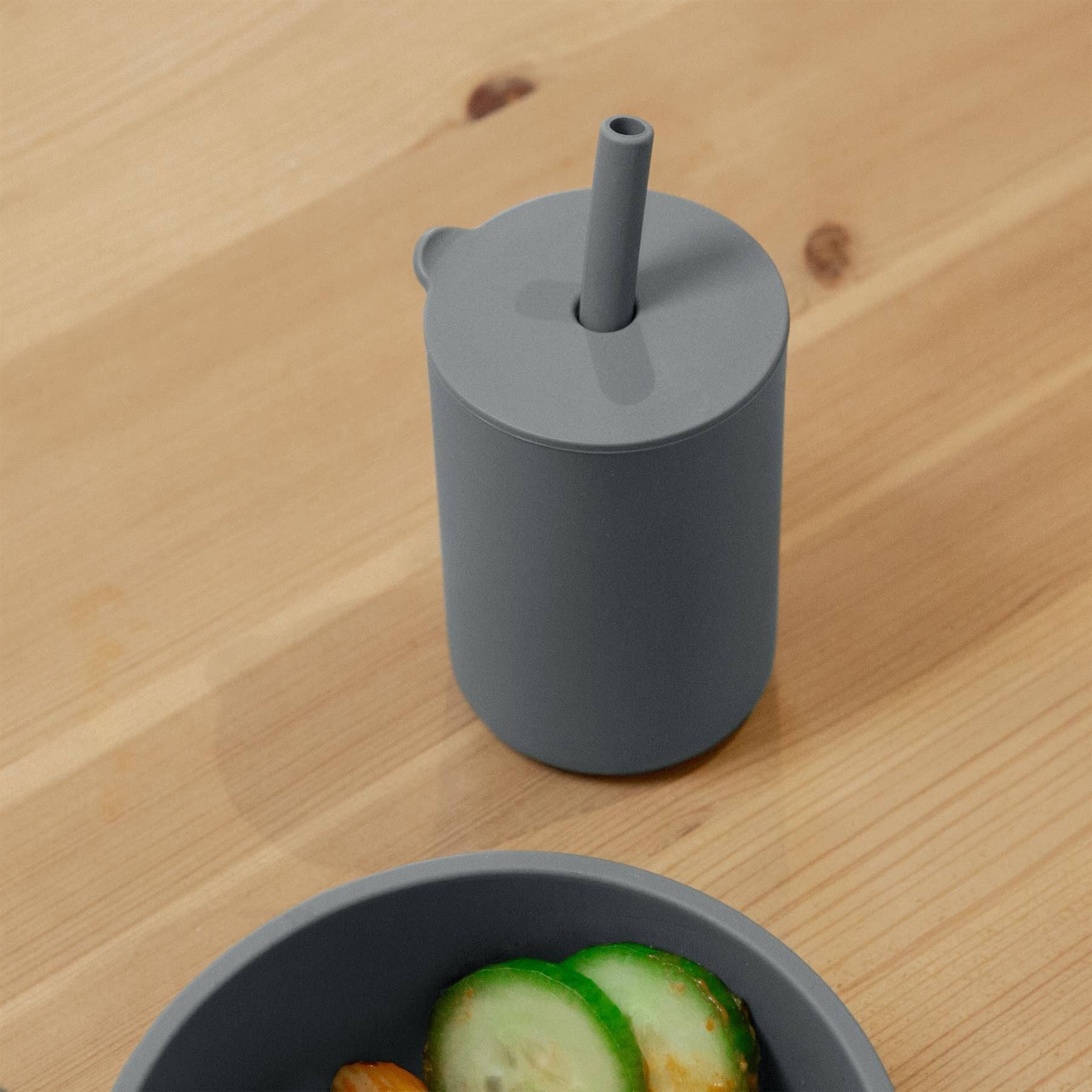 Rinkit Ltd - Wholesale Drinking Glass/Cup - Kids & Baby - 170ml Baby Silicone Straw Cup - By Tiny Dining1