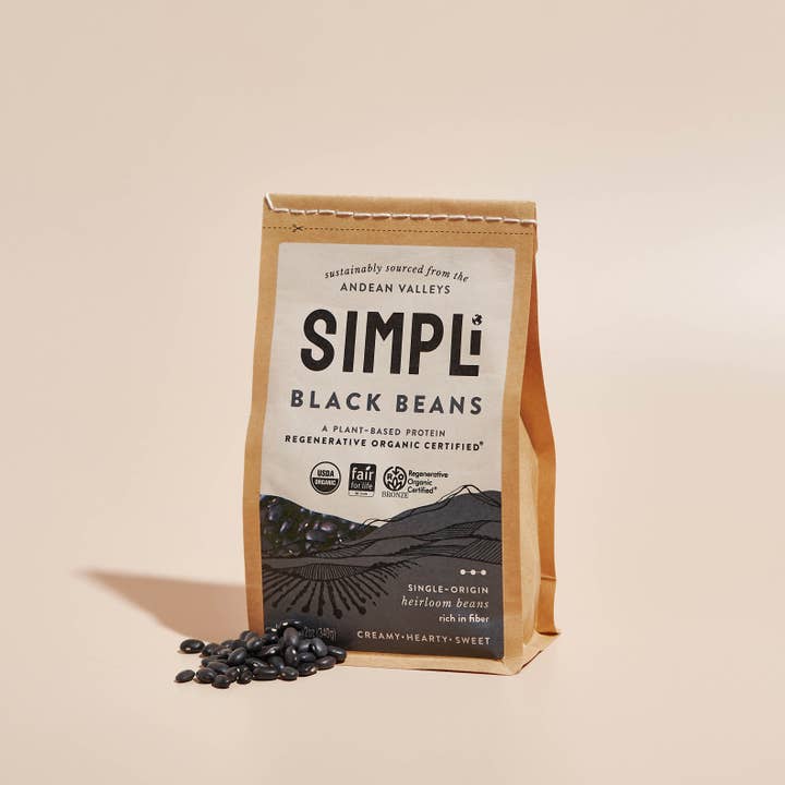 SIMPLi - Wholesale Beans - SIMPLi Regenerative Organic Certified® Black Beans