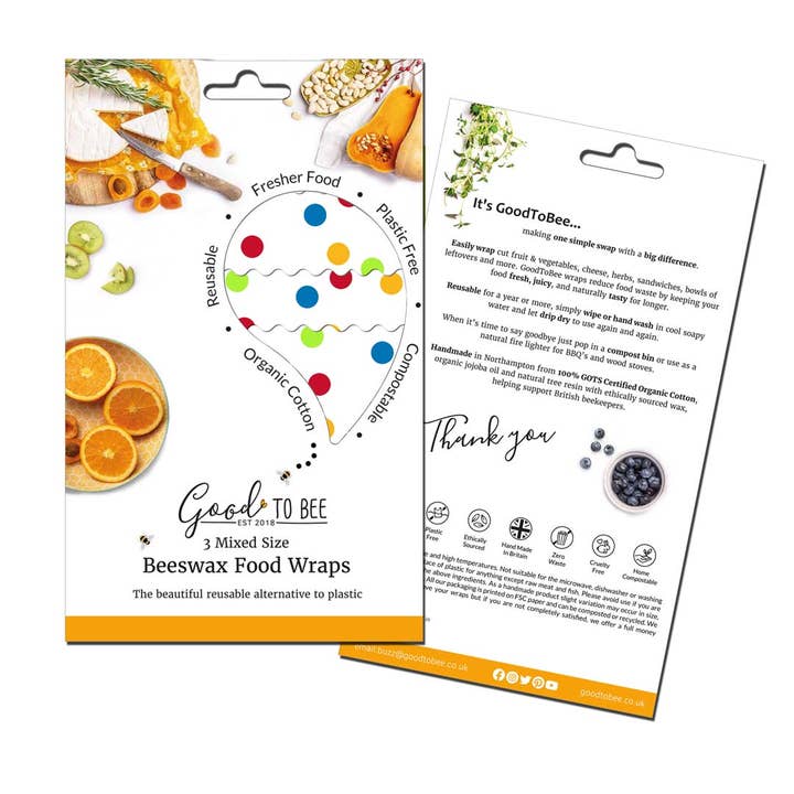Mixed 3 Pack | Bijenwaswraps | Confetti voor wholesale door GoodToBee