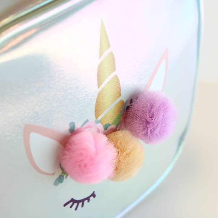 Doe a Dear - Wholesale Crossbody bag – kids - P30 B1284 Unicorn Holographic Purse (3 Colors)12