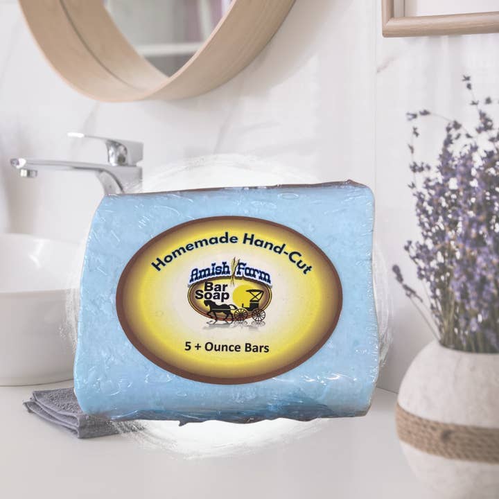 Amish Farms Soap - Wholesale Bar Soap - 9 Individually Wrapped Bars - Random Colors & Fragrance