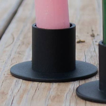 Down To Earth - Wholesale Candle Holder - Black Taper Candle Holder.0